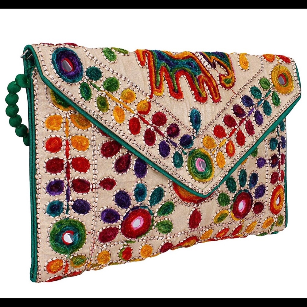 Sling Bag Foldover Clutch Purse